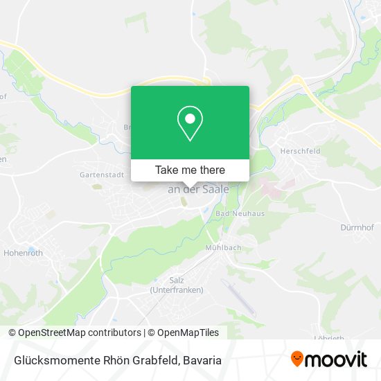 Glücksmomente Rhön Grabfeld map