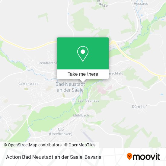 Карта Action Bad Neustadt an der Saale