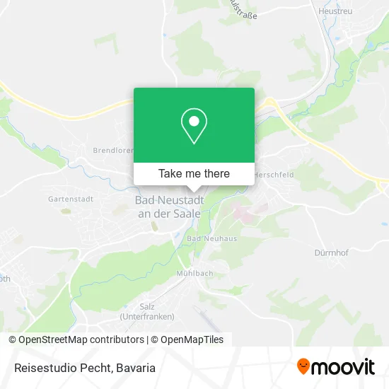 Карта Reisestudio Pecht