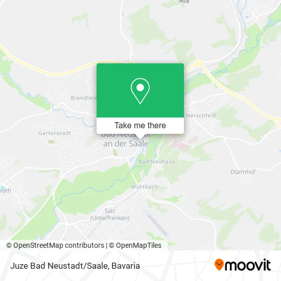 Карта Juze Bad Neustadt/Saale