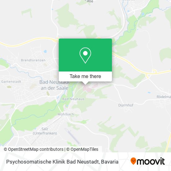 Psychosomatische Klinik Bad Neustadt map