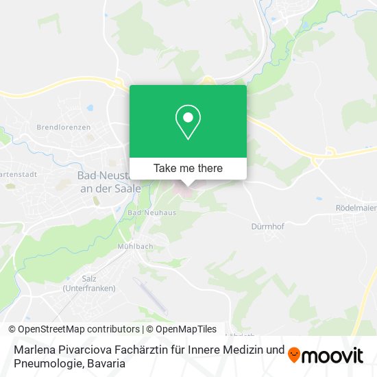 Marlena Pivarciova Fachärztin für Innere Medizin und Pneumologie map