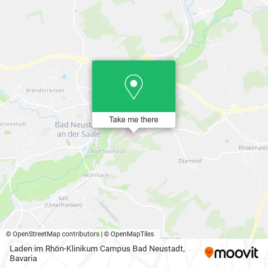 Карта Laden im Rhön-Klinikum Campus Bad Neustadt