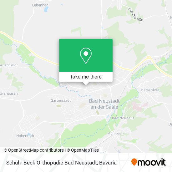 Schuh- Beck Orthopädie Bad Neustadt map