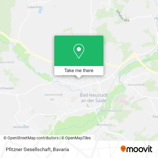 Pfitzner Gesellschaft map