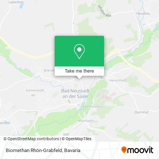 Карта Biomethan Rhön-Grabfeld