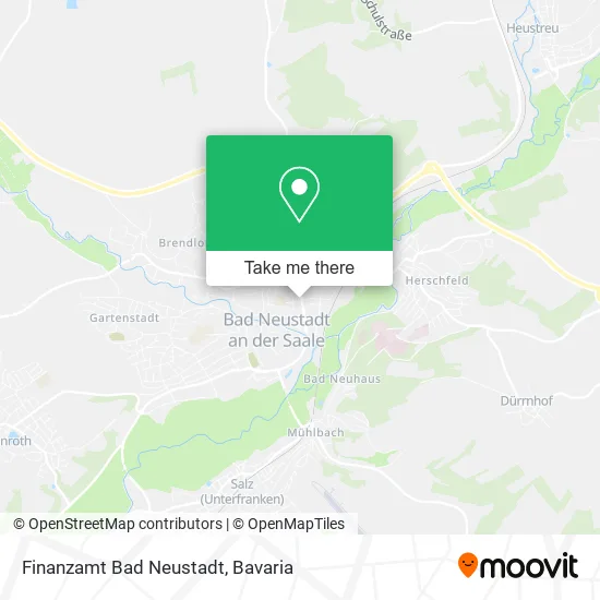 Карта Finanzamt Bad Neustadt