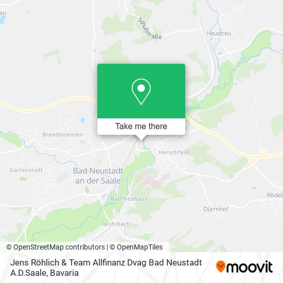 Jens Röhlich & Team Allfinanz Dvag Bad Neustadt A.D.Saale map