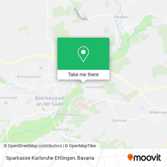 Sparkasse Karlsruhe Ettlingen map