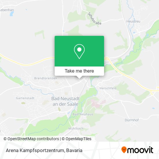 Arena Kampfsportzentrum map