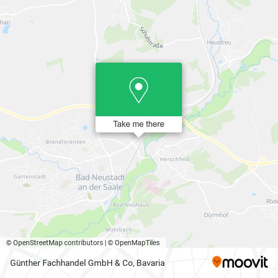 Günther Fachhandel GmbH & Co map