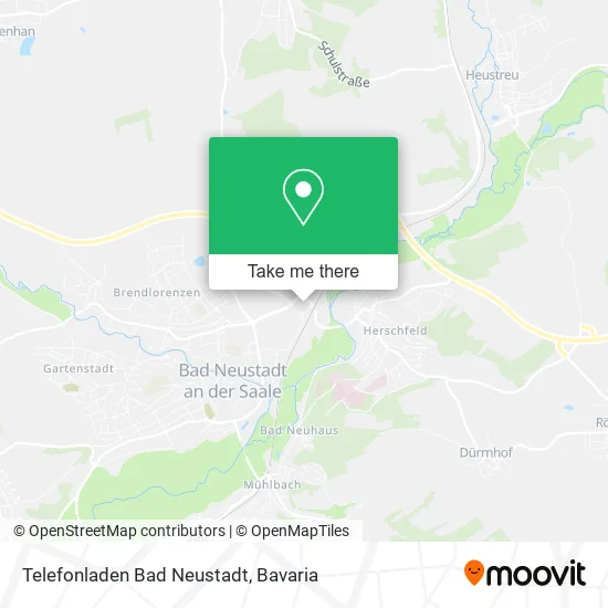 Карта Telefonladen Bad Neustadt