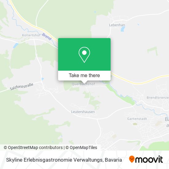 Skyline Erlebnisgastronomie Verwaltungs map