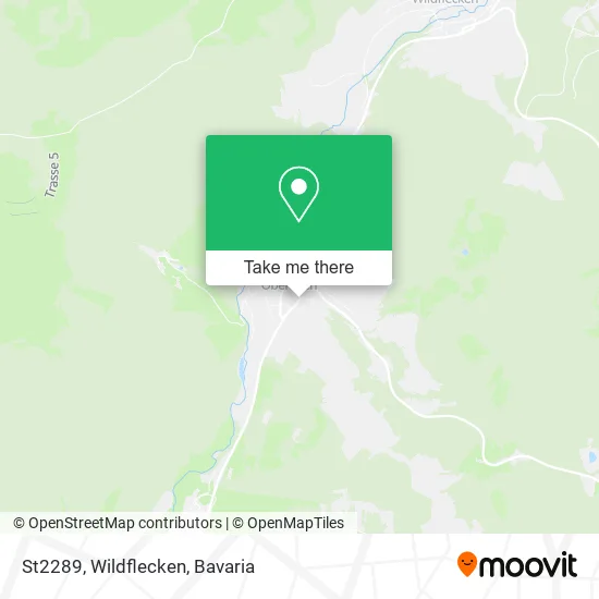 Карта St2289, Wildflecken