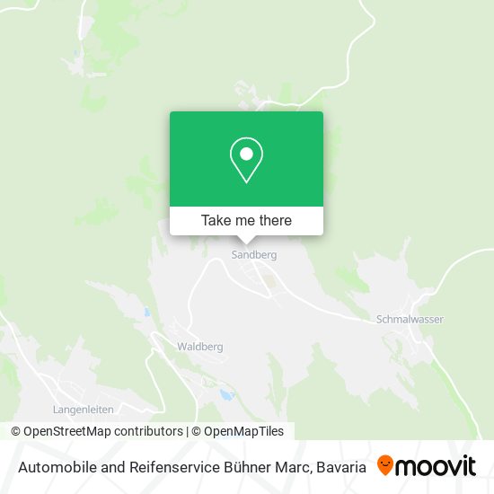 Карта Automobile and Reifenservice Bühner Marc
