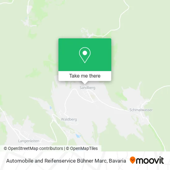Карта Automobile and Reifenservice Bühner Marc