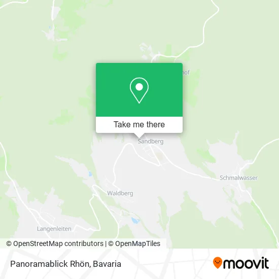 Карта Panoramablick Rhön