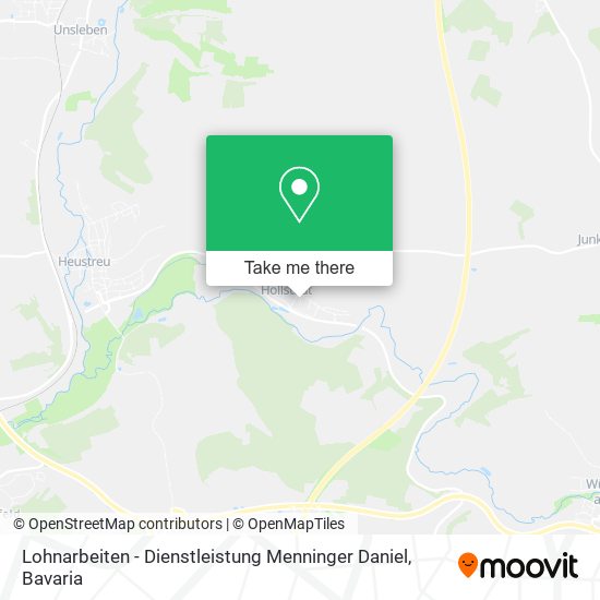 Lohnarbeiten - Dienstleistung Menninger Daniel map