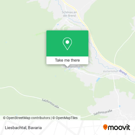 Карта Liesbachtal