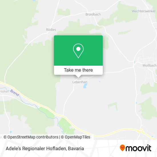 Карта Adele's Regionaler Hofladen