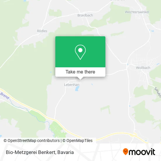 Карта Bio-Metzgerei Benkert