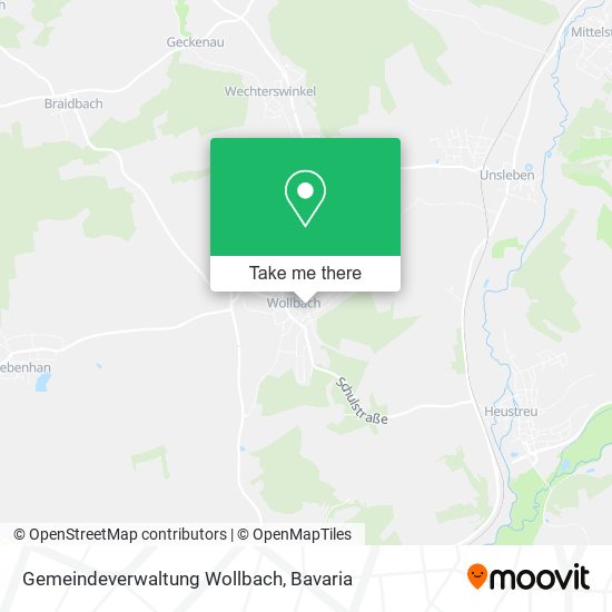 Gemeindeverwaltung Wollbach map