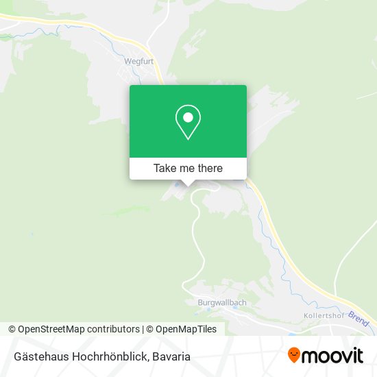 Gästehaus Hochrhönblick map