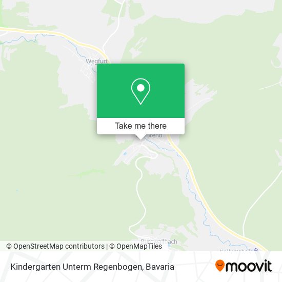 Kindergarten Unterm Regenbogen map