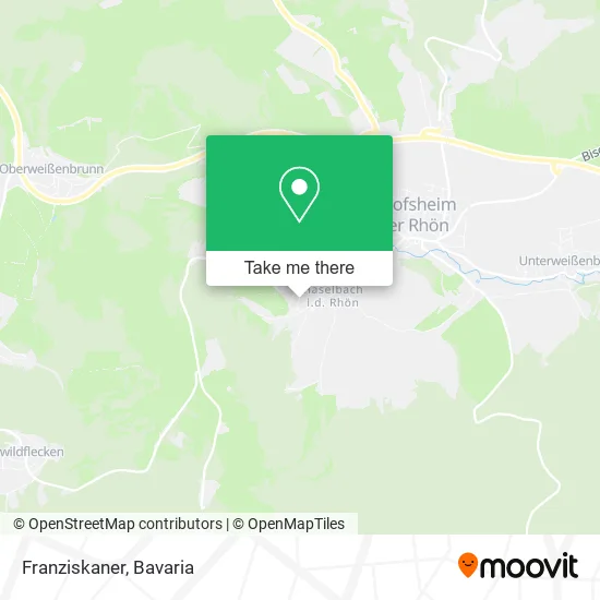 Карта Franziskaner