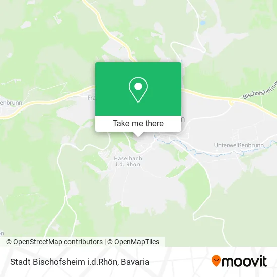 Карта Stadt Bischofsheim i.d.Rhön