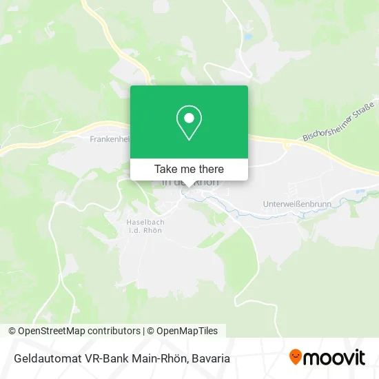 Карта Geldautomat VR-Bank Main-Rhön