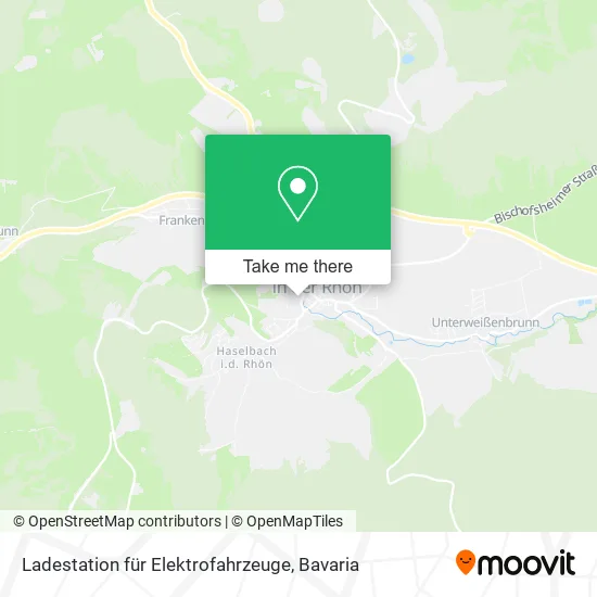 Карта Ladestation für Elektrofahrzeuge