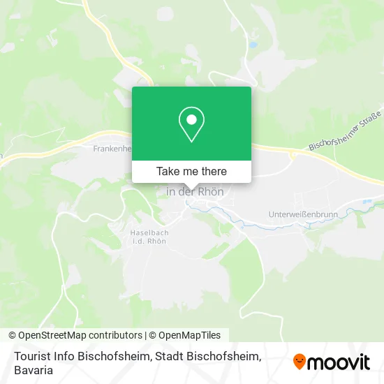 Карта Tourist Info Bischofsheim, Stadt Bischofsheim