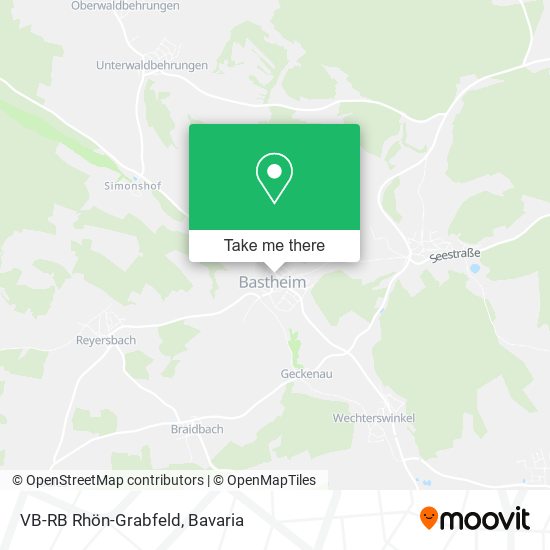 Карта VB-RB Rhön-Grabfeld