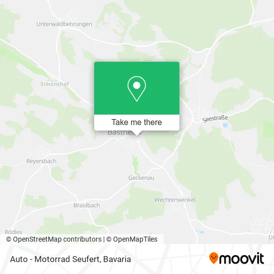 Карта Auto - Motorrad Seufert