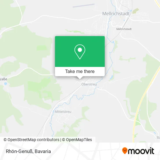 Карта Rhön-Genuß