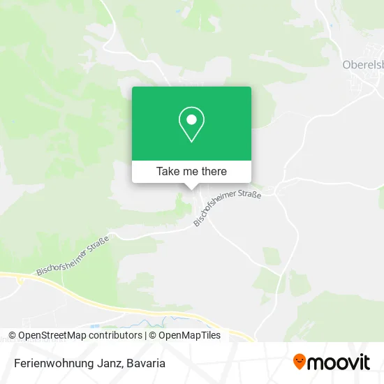 Карта Ferienwohnung Janz