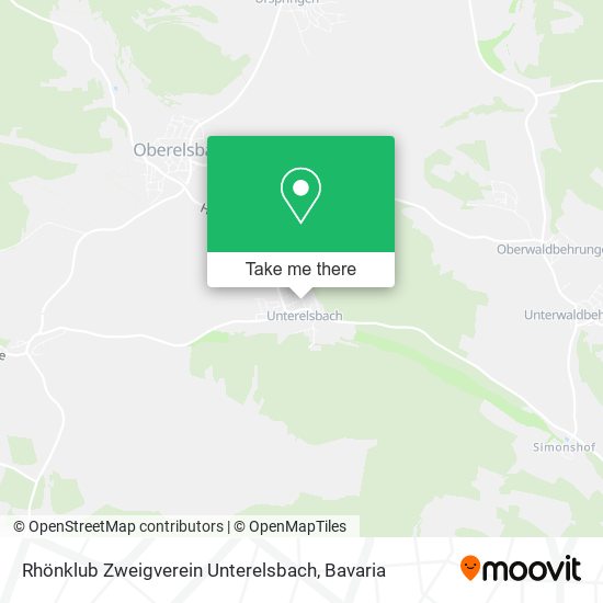 Rhönklub Zweigverein Unterelsbach map