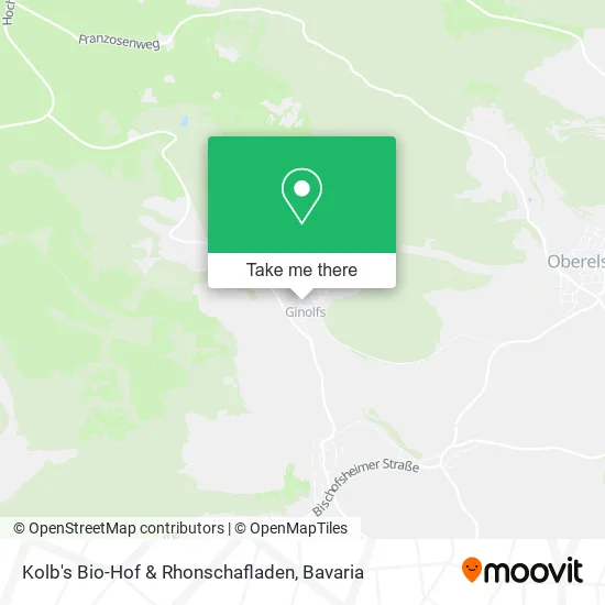 Карта Kolb's Bio-Hof & Rhonschafladen