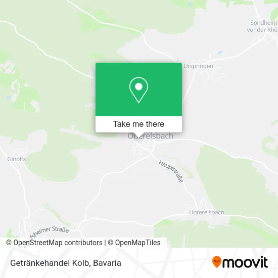 Карта Getränkehandel Kolb