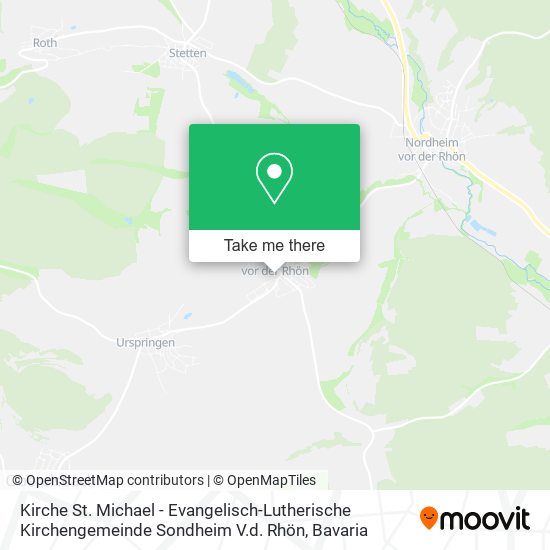 Kirche St. Michael - Evangelisch-Lutherische Kirchengemeinde Sondheim V.d. Rhön map