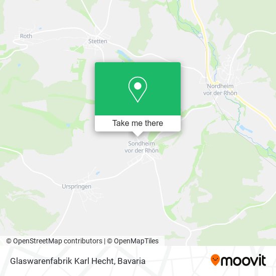 Glaswarenfabrik Karl Hecht map
