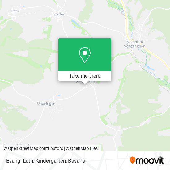Evang. Luth. Kindergarten map