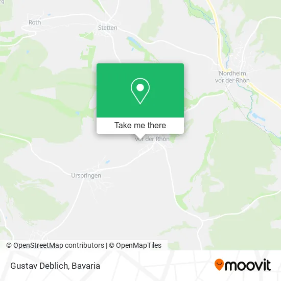 Карта Gustav Deblich