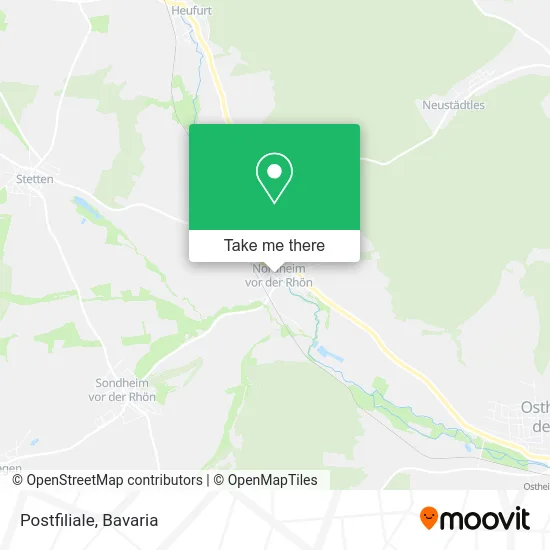 Карта Postfiliale