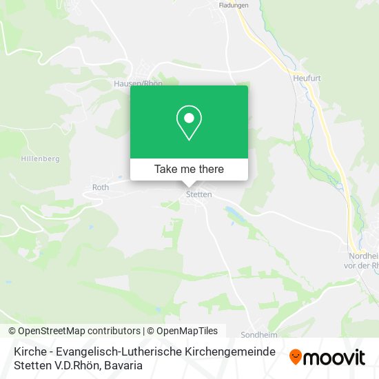 Kirche - Evangelisch-Lutherische Kirchengemeinde Stetten V.D.Rhön map
