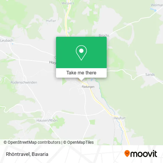 Карта Rhöntravel