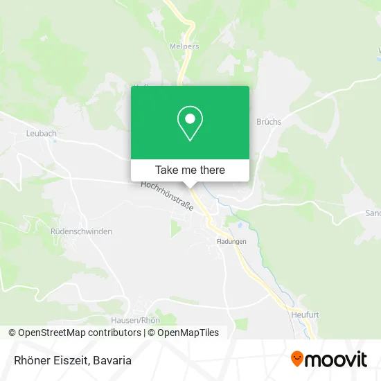 Карта Rhöner Eiszeit