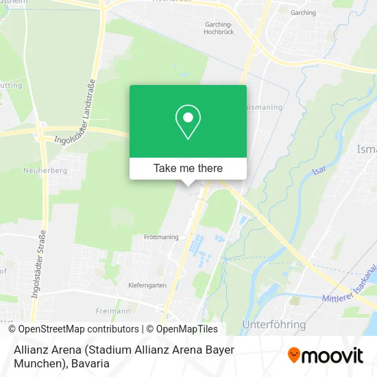 Карта Allianz Arena (Stadium Allianz Arena Bayer Munchen)