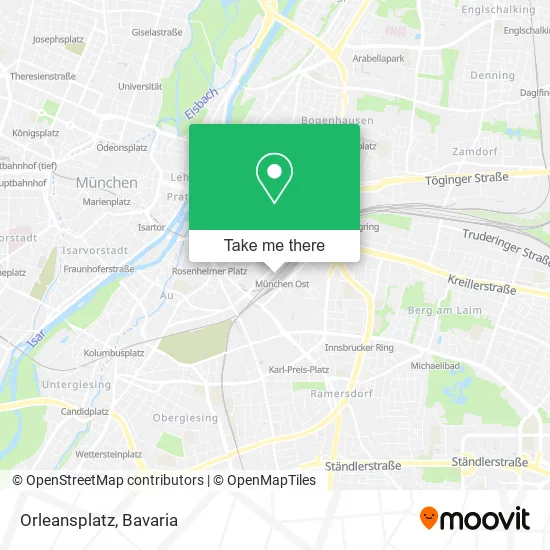 Карта Orleansplatz